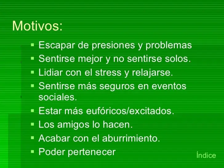 Consumo de alcohol
