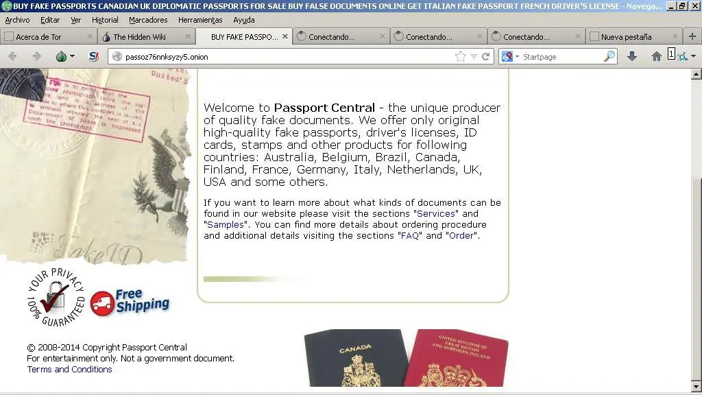deep web experiencia