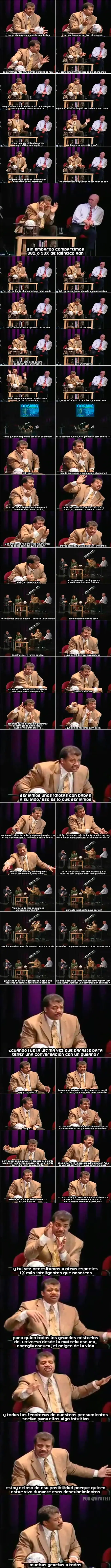 Una reflexión de Neil de Grasse Tyson.