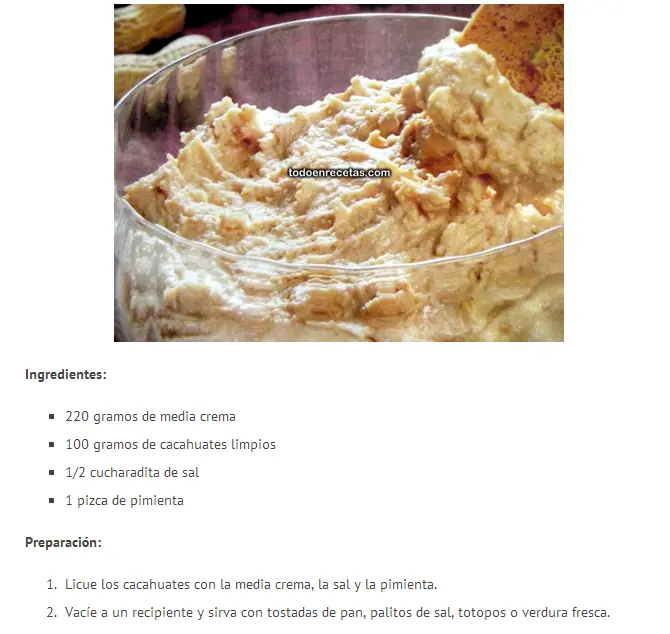 Dip de Cacahuate
