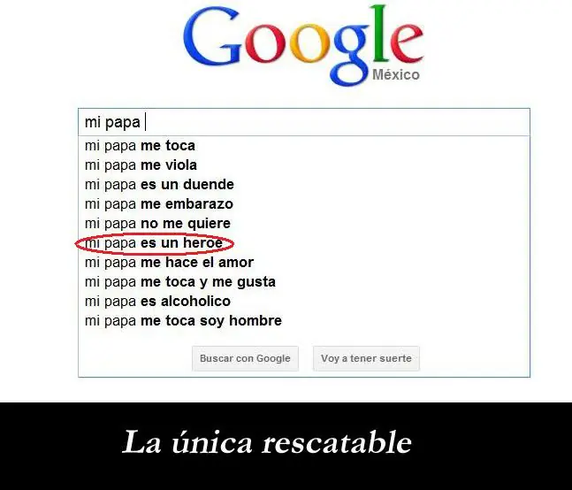 ¡Google me lo dijo!