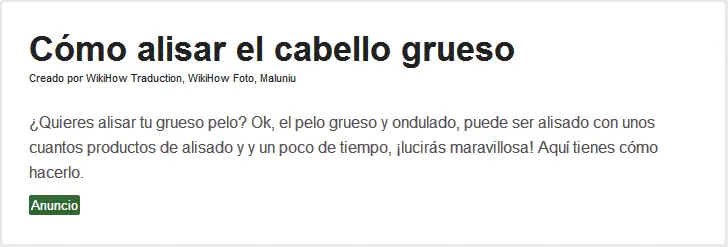 Cómo alisar el cabello grueso...