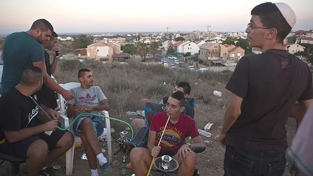 Fotos: Los israelíes ven arrojar bombas sobre Gaza desde una