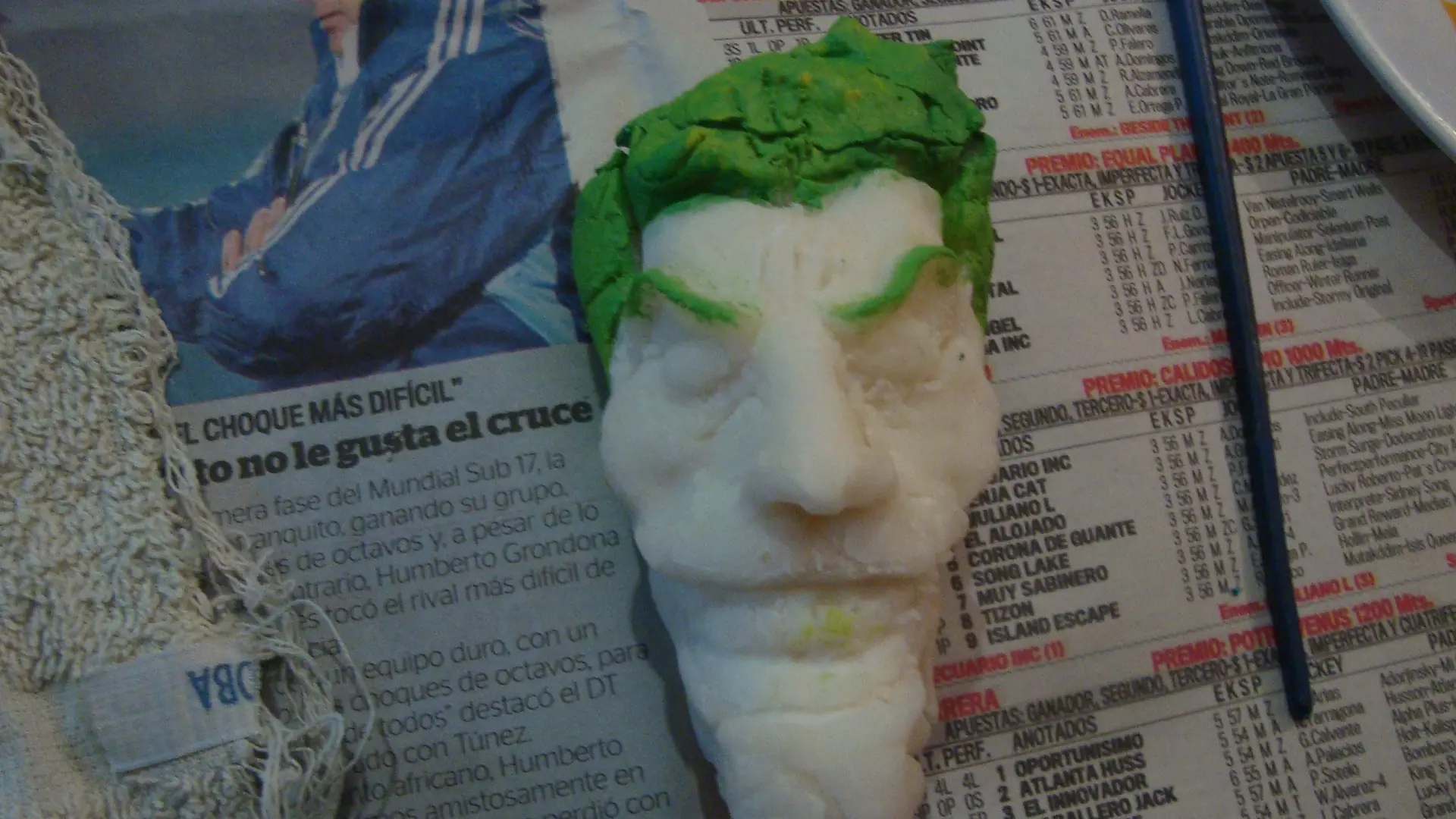 Hice al joker con porcelana