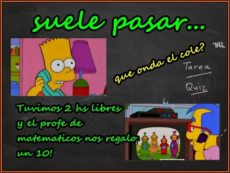 Si alguna vez te rateaste entra.