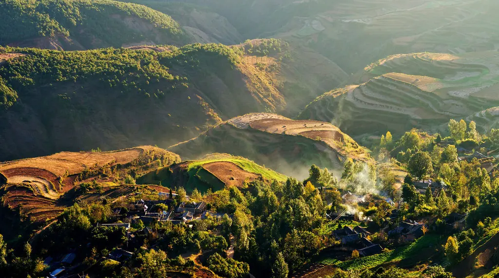 Terrazas de Tierra Roja, Dongchuan China