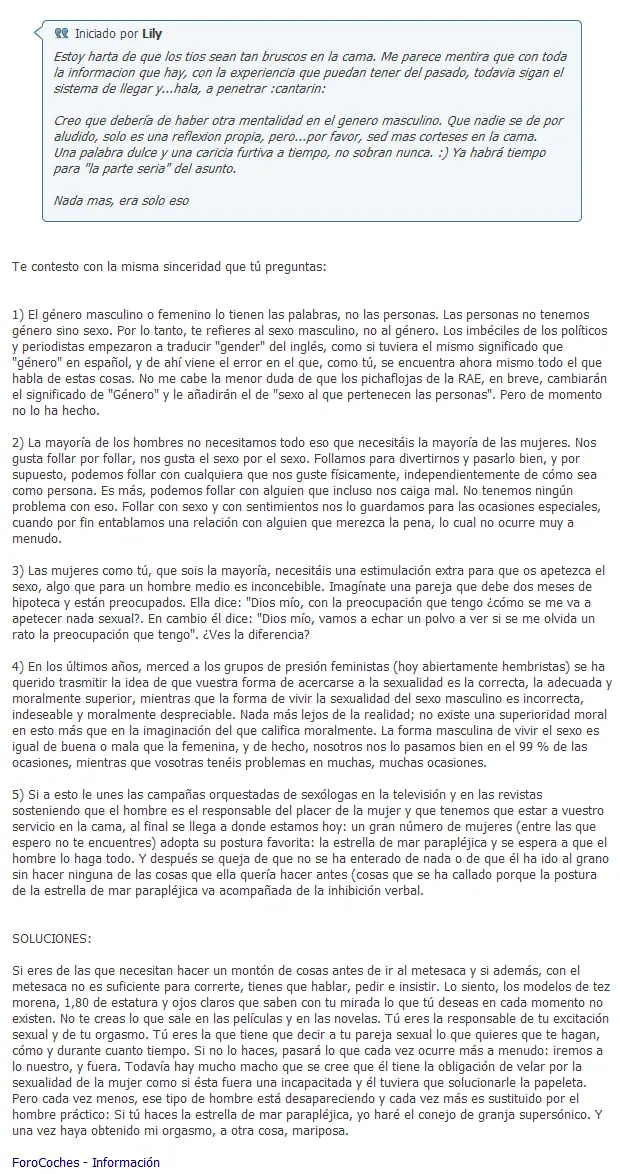 Como callar a una histérica
