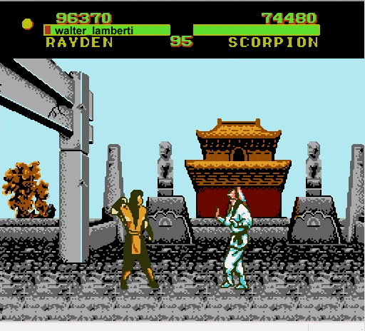 Megapost Mortal kombat family game /nes