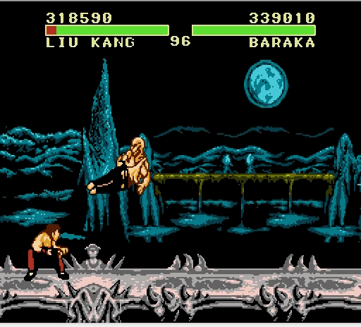mortal kombat nes