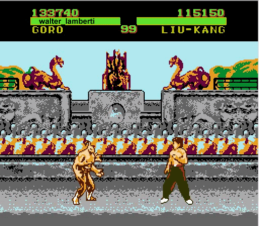 mortal kombat nes