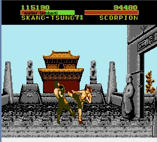 mortal kombat nes