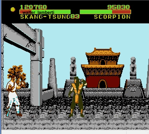 Megapost Mortal kombat family game /nes