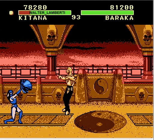 Megapost Mortal kombat family game /nes