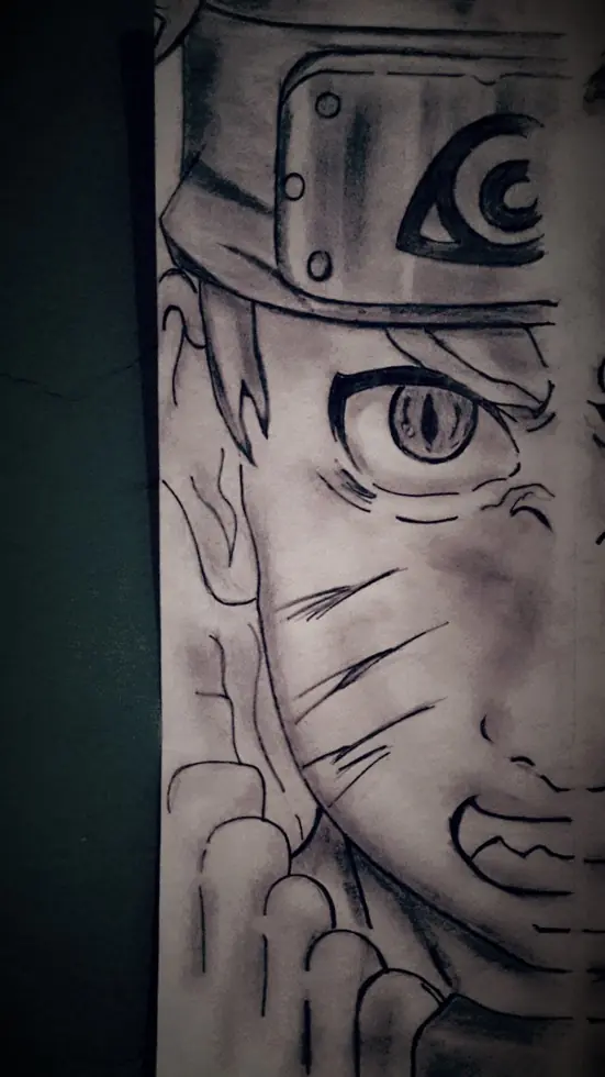 Mi dibujo de Naruto
