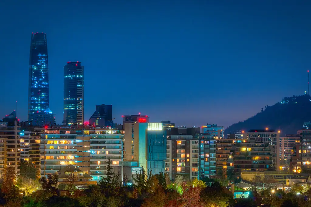 La hermosa capital de Chile