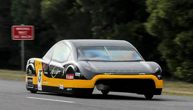 Sunswift eVe logra el récord de autonomía con un coche eléct
