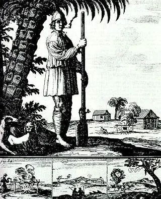 Los bucaneros y los españoles.