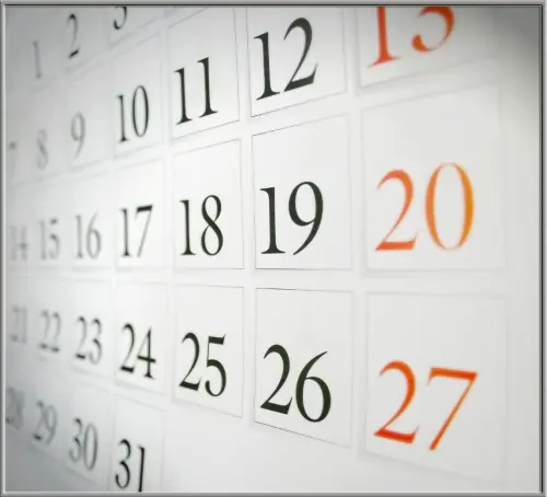 El calendario definitivo