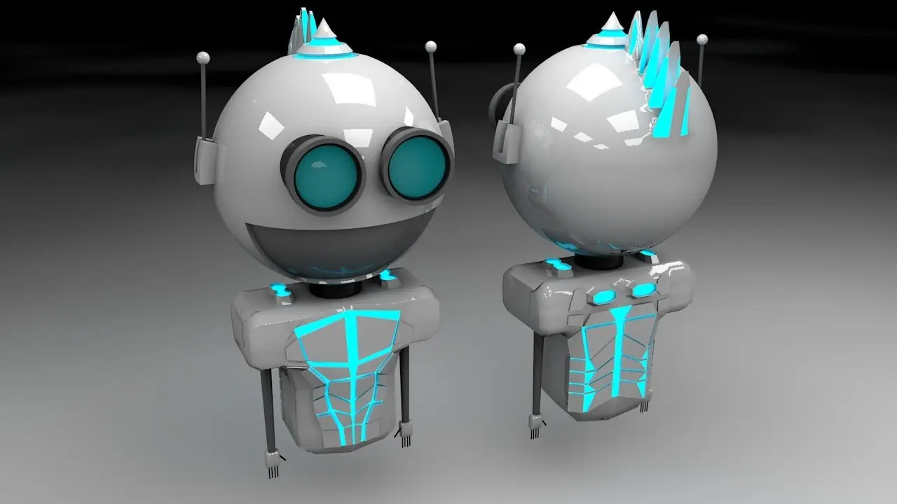 Robot Jasubot-Pro01 (Creado en Maya y Cinema 4D)