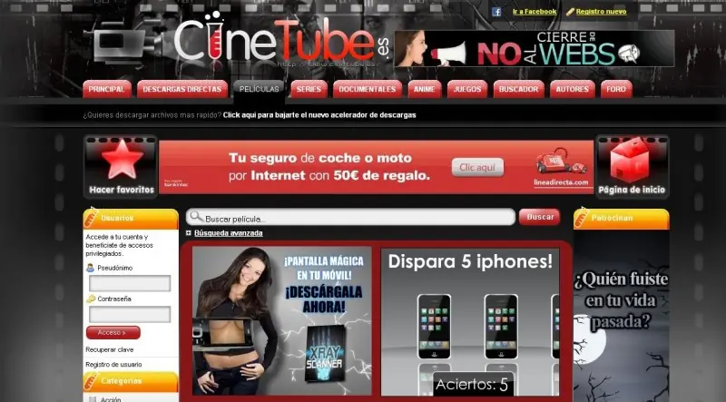 Cinetube es declarada legal por la Justicia española
