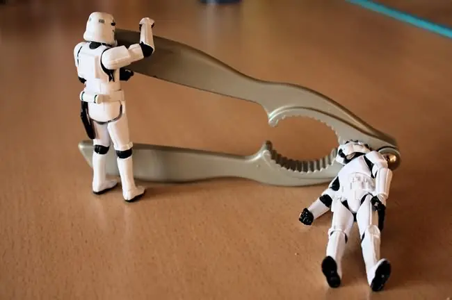 divirtiéndose con los Stormtroopers