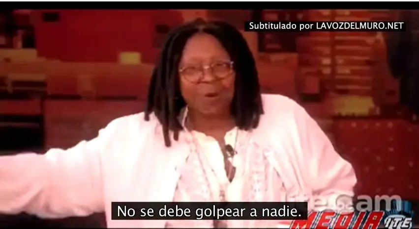 Las mujeres no deben golpear a los hombres.