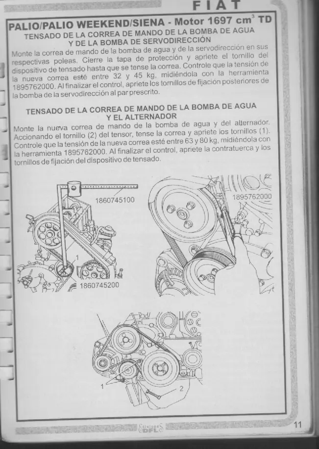 Correas de Distribución, Manuales nacionales