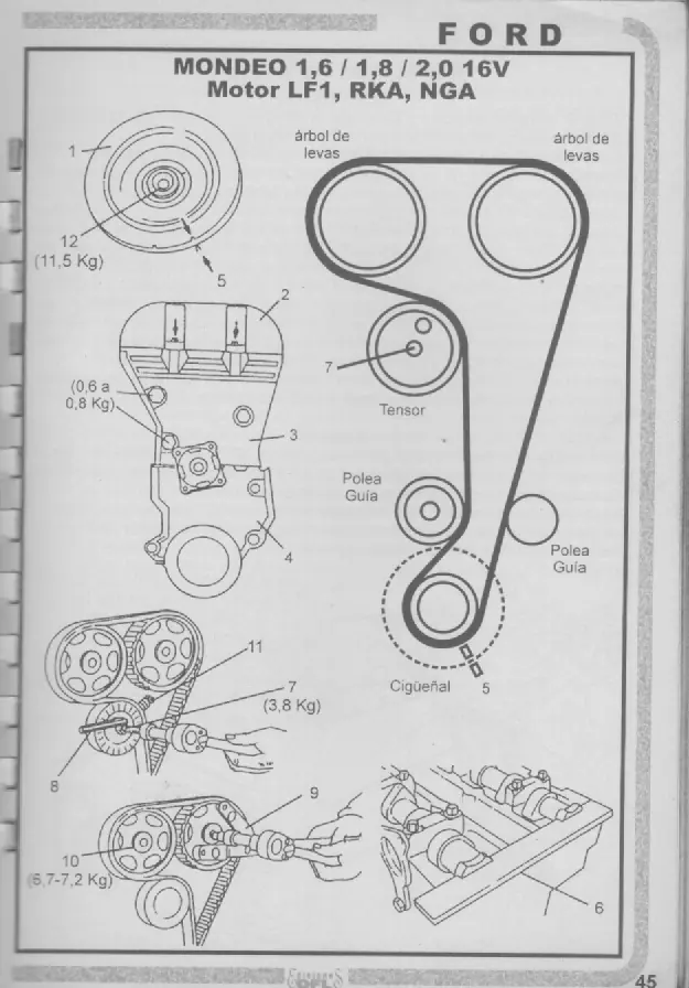 Correas de Distribución, Manuales nacionales