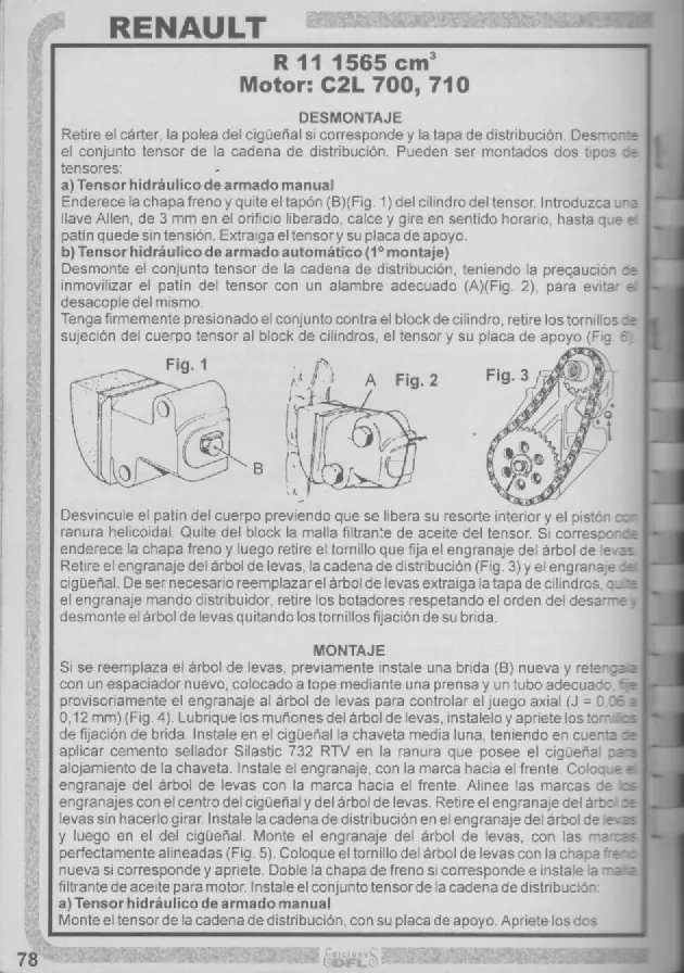 Correas de Distribución, Manuales nacionales