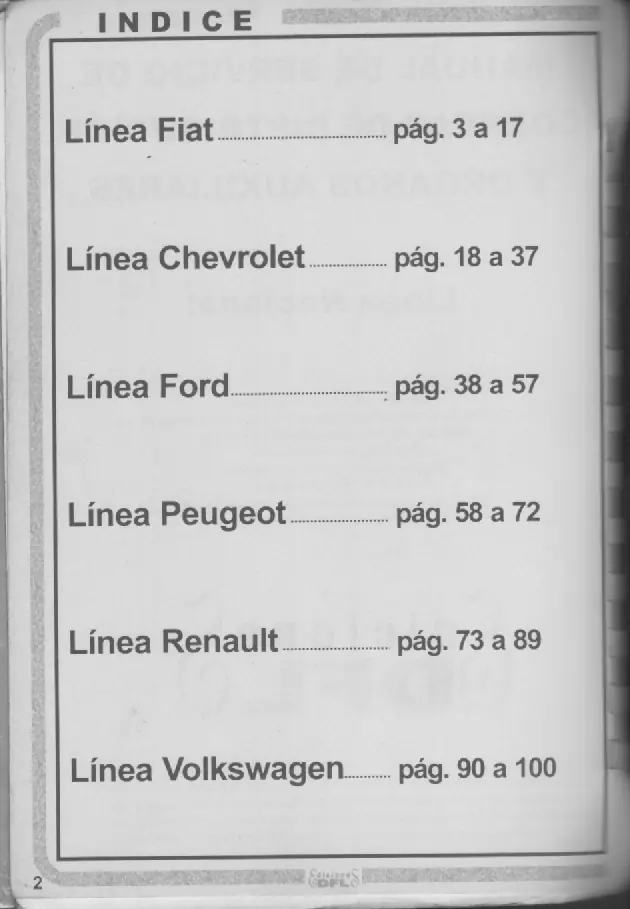 Correas de Distribución, Manuales nacionales
