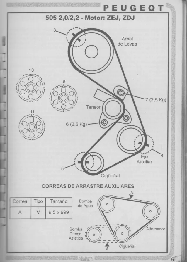 Correas de Distribución, Manuales nacionales