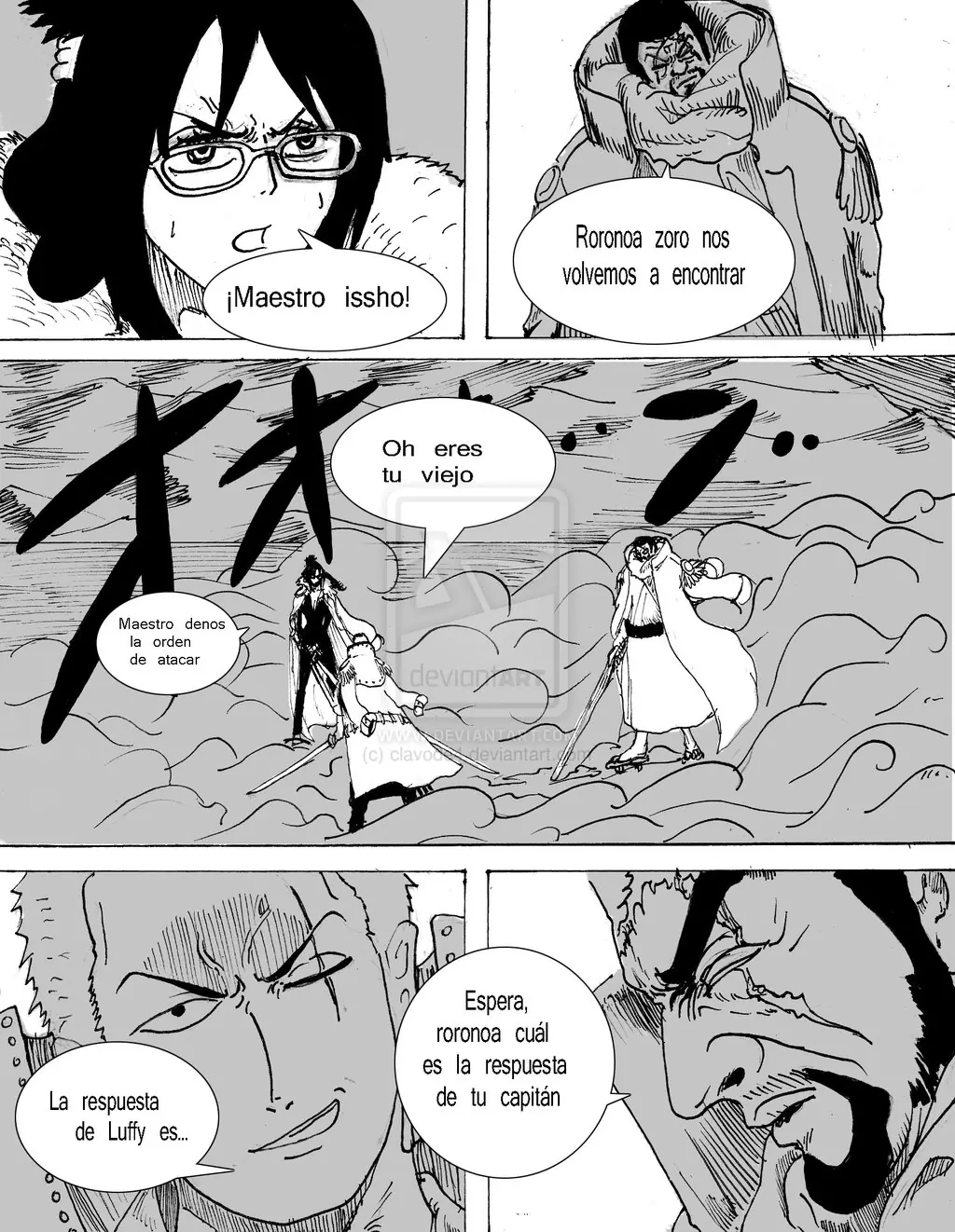 El final de One Piece [cap 1] Best fan art ever.