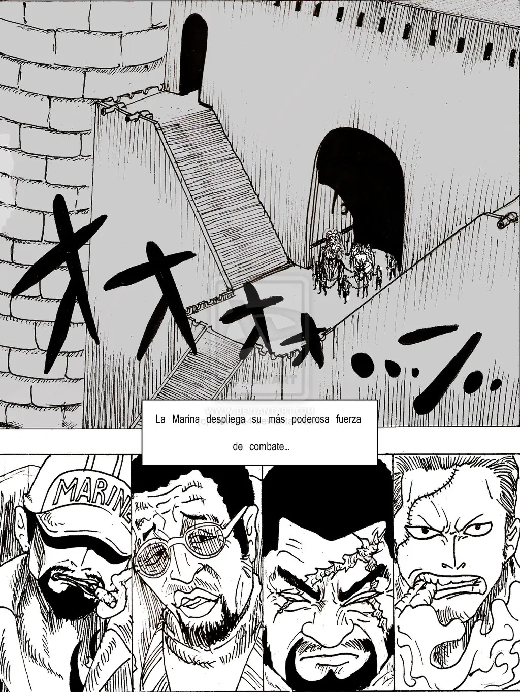 El final de One Piece [cap 1] Best fan art ever.
