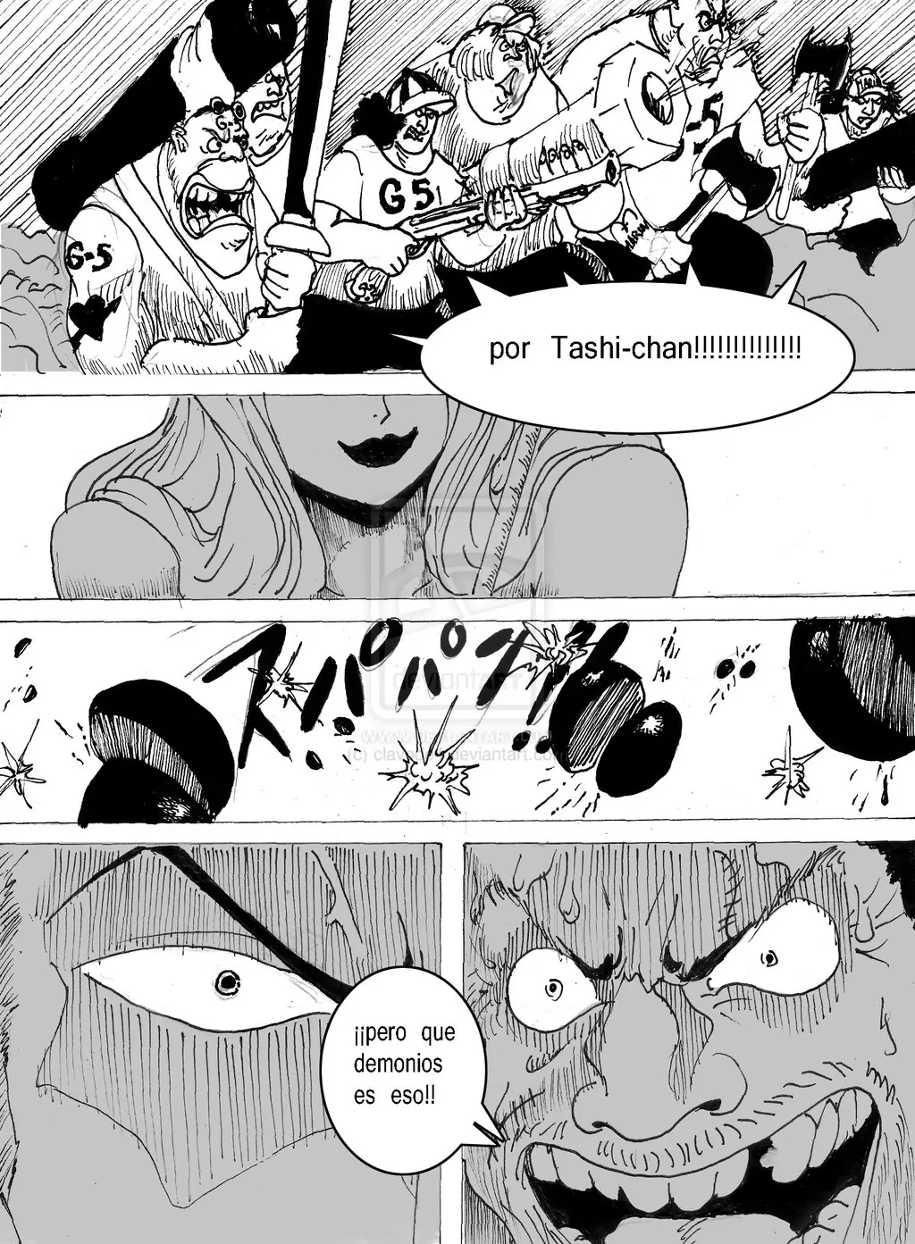 El final de One Piece [cap 1] Best fan art ever.