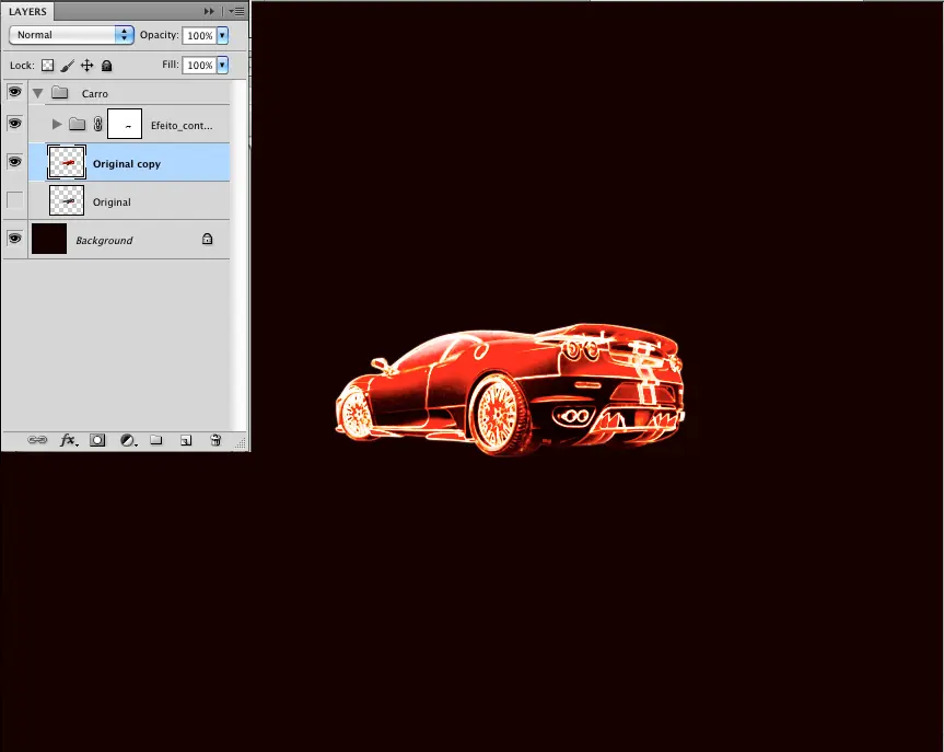 [Photoshop] Coche Flaming