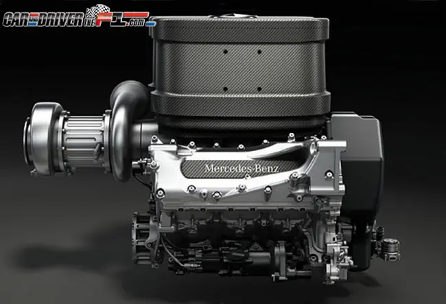 F1 motor Mercedes V6 Turbo para 2014