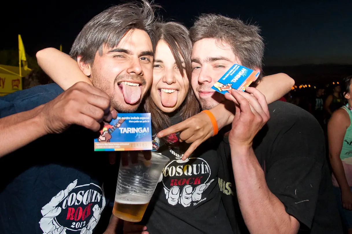 Taringa! estuvo en el Cosquin Rock 2012
