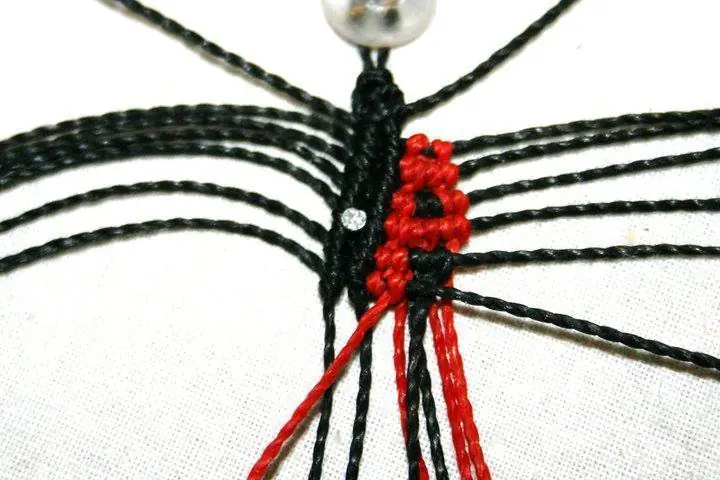 Tutorial Vaquita de San Antonio en macrame