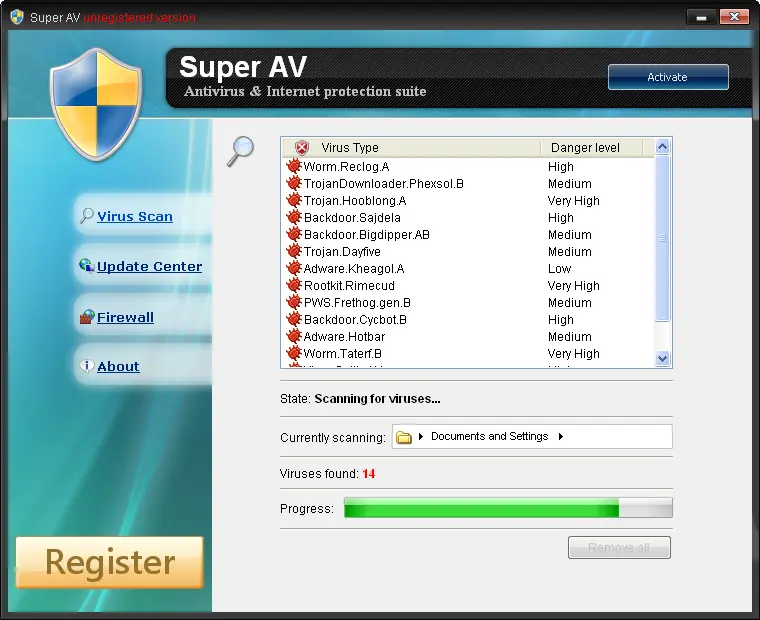 Top falsos antivirus no seas engañado como un Taringuero