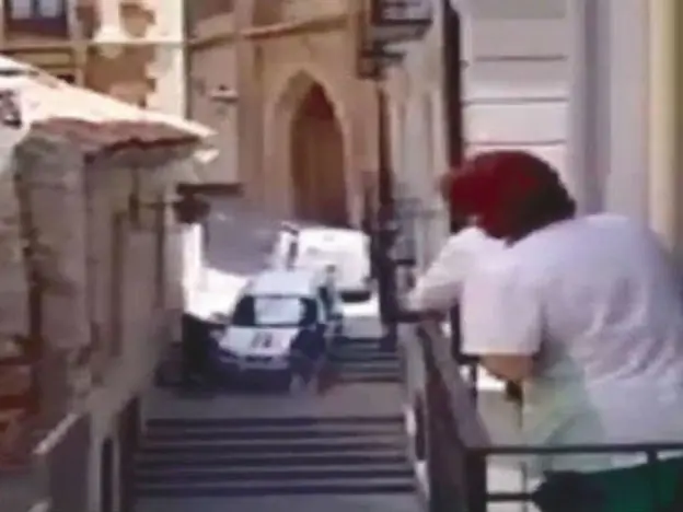 auto cae por culpa del gps