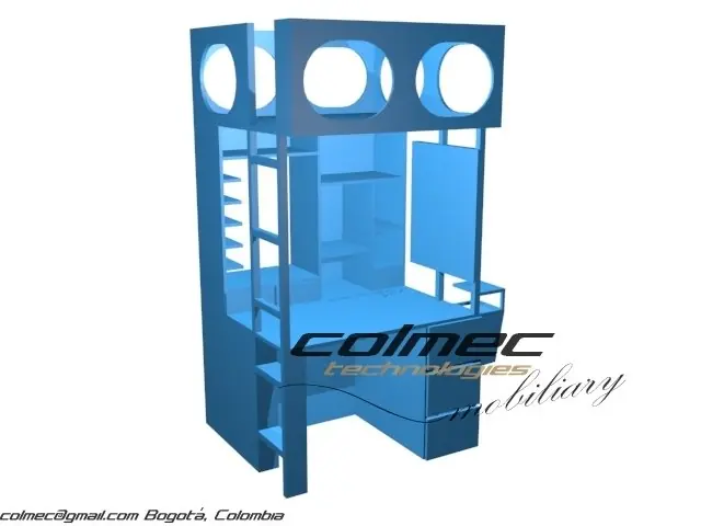 Hice un escritorio para niños