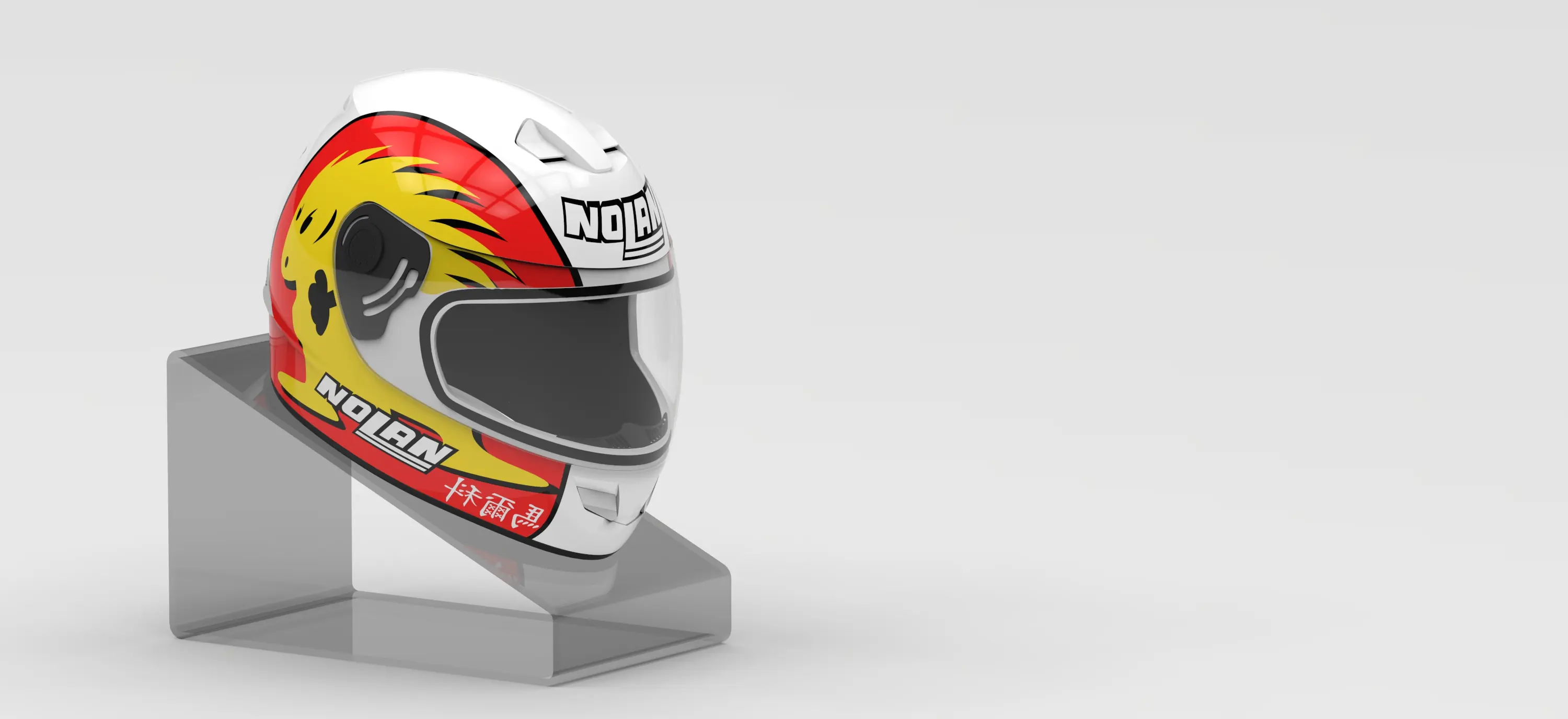 Casco Integral Nolan 3D Model