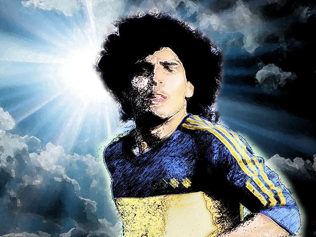 Hice un video con jugadas raras de Maradona y te lo muestro.