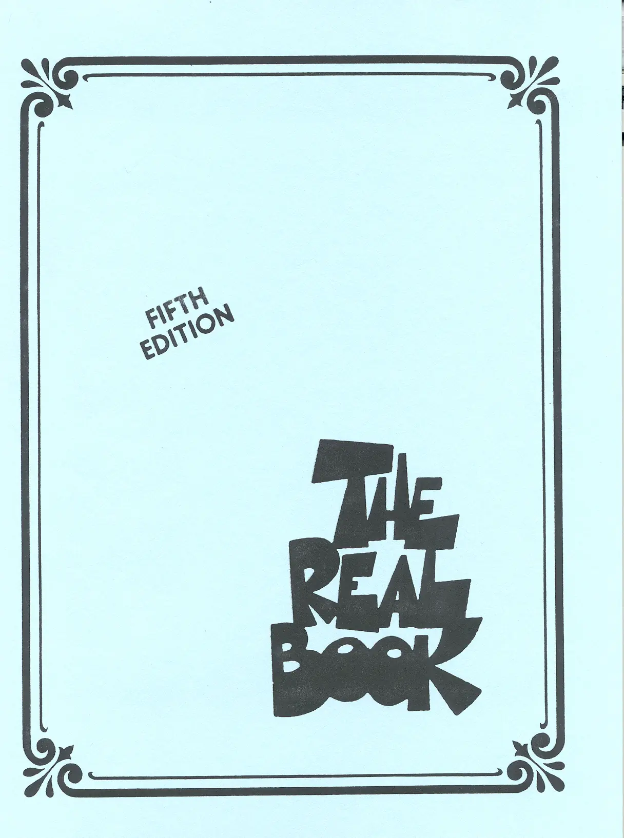 Real Book 5th Edition (Blues - Jazz)