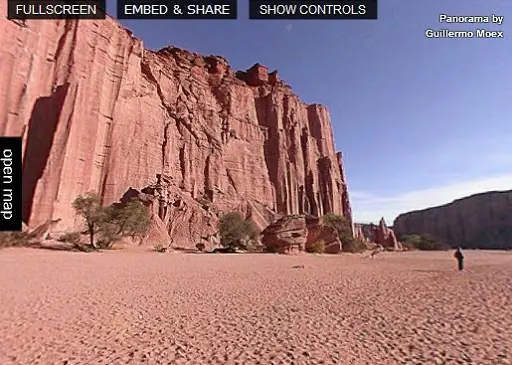 Fotos panorámicas 360º de Argentina. Paseos virtuales