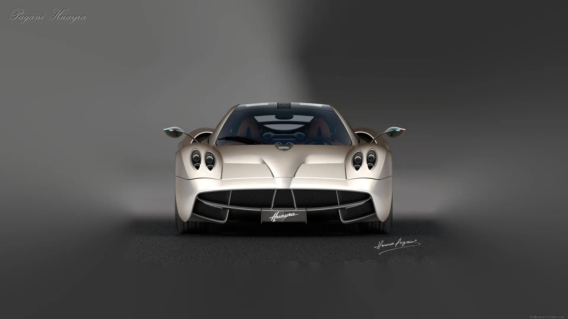pagani huayra dibujada a mano