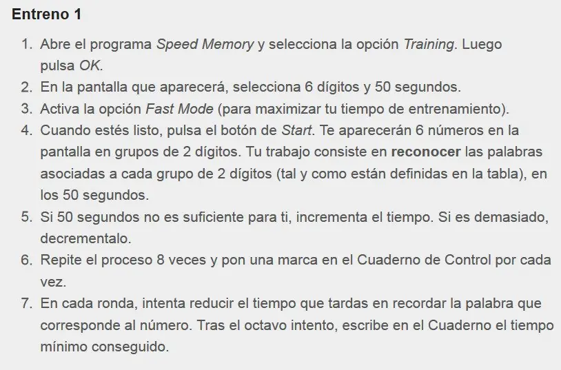 Creando las Bases de una Memoria Perfecta