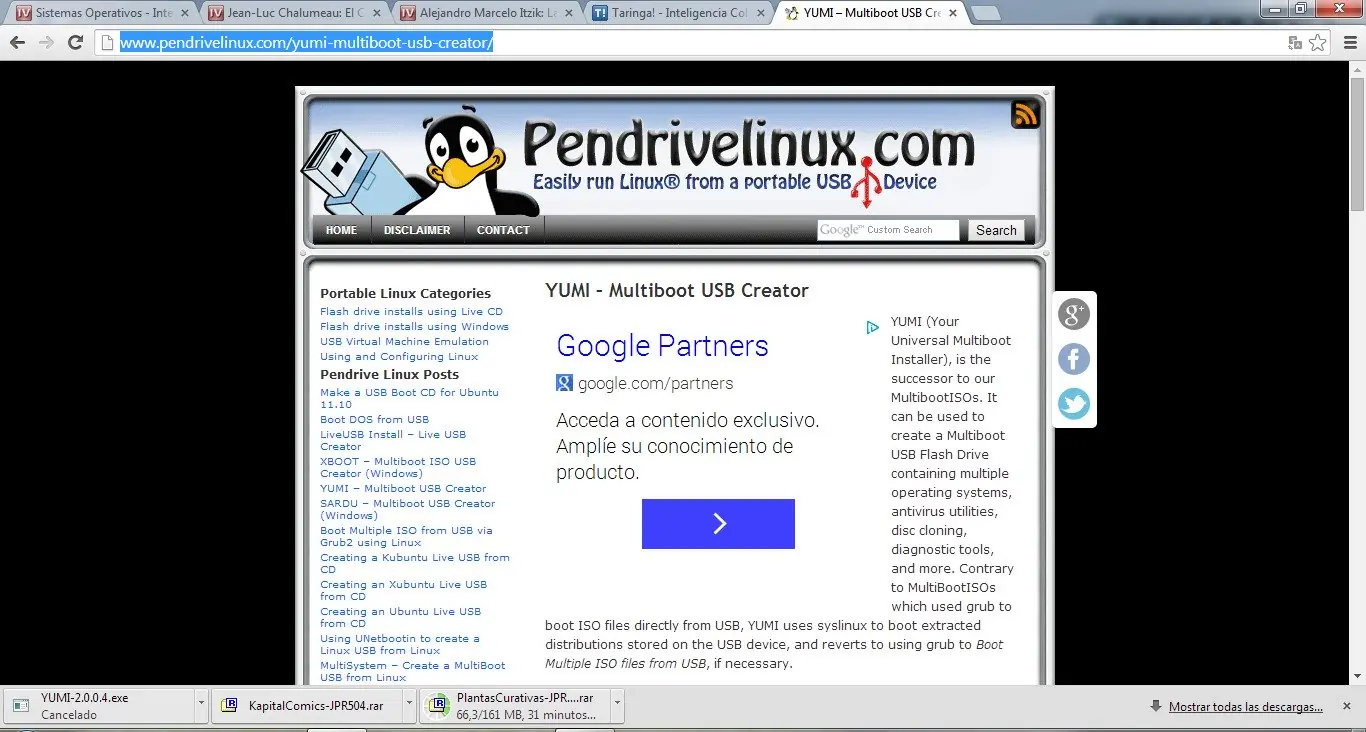 Cómo hacer un Pen Drive de arranque -Boot-