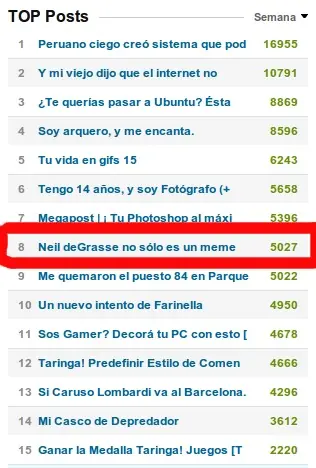 Neil deGrasse no sólo es un meme