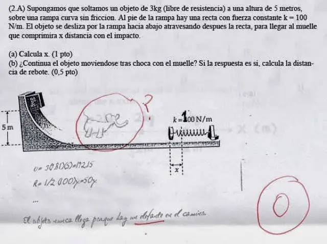 Las respuestas más geniales dentro de un examen